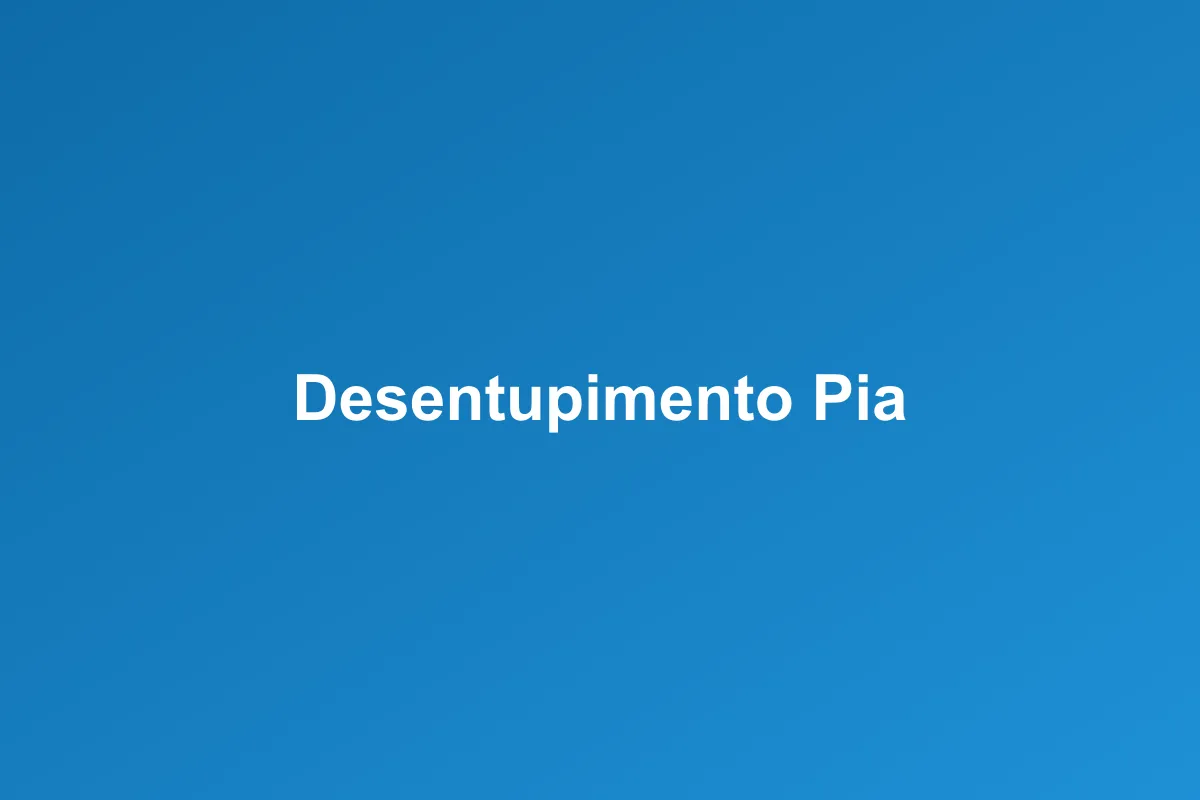 Desentupimento profissional em Santa Luzia
